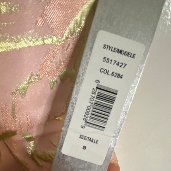 NWT Kay Unger Womens Bella High-Low Gown, Pink 8 - Picture 9 of 10